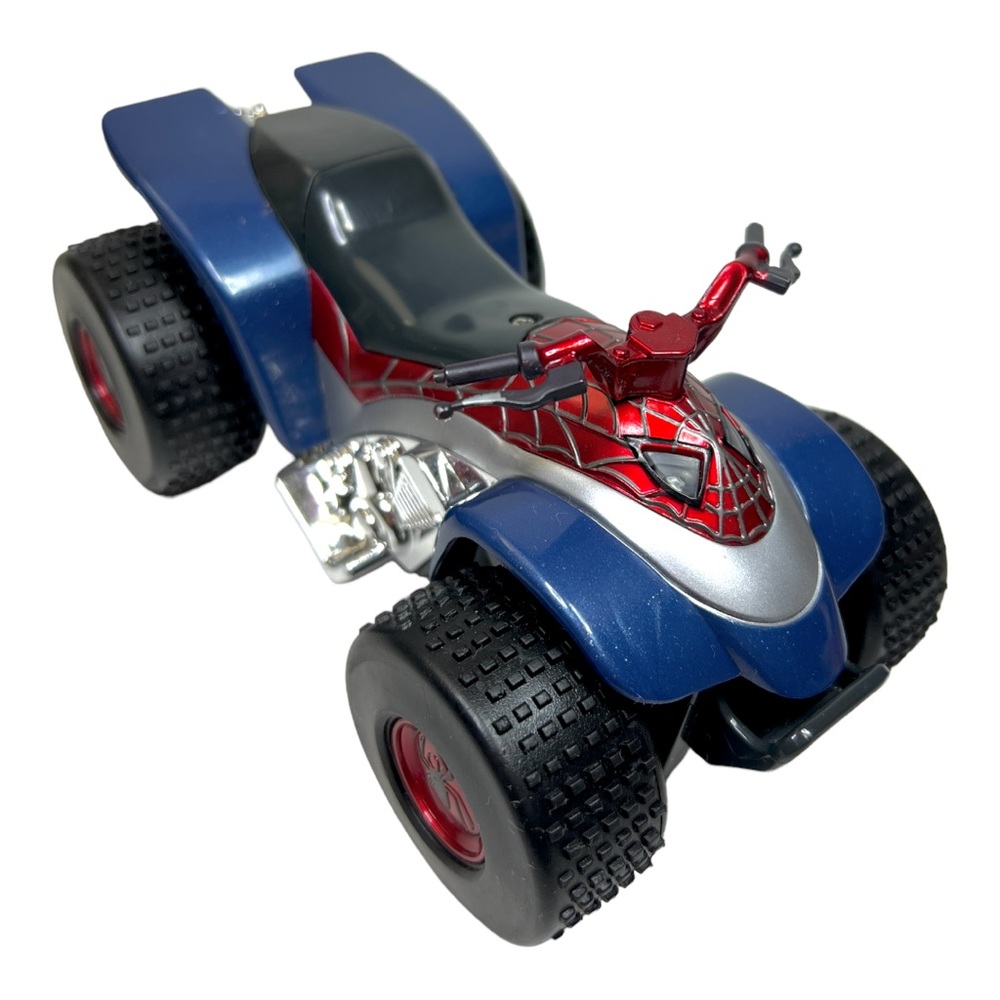 Marvel Spider Man The Movie Battery Operated Moving ATV Vehicle 6.5” x 3”